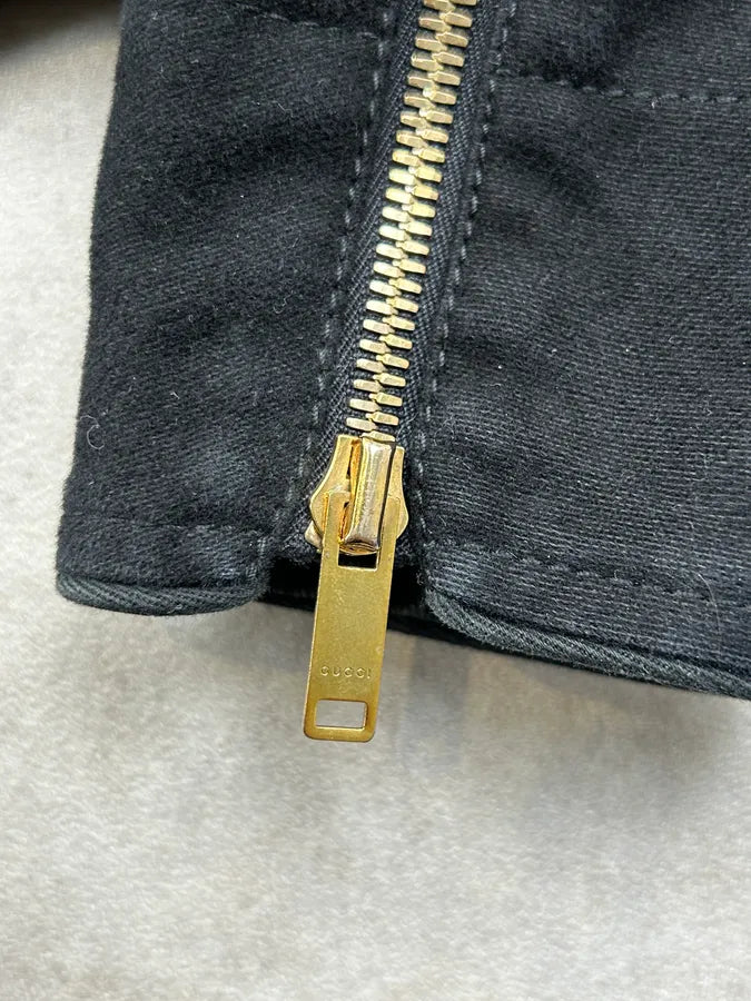 AW2007 Gucci Asymmetrical Buttoned Black Jacket by Frida Giannini XCsyyxd 6