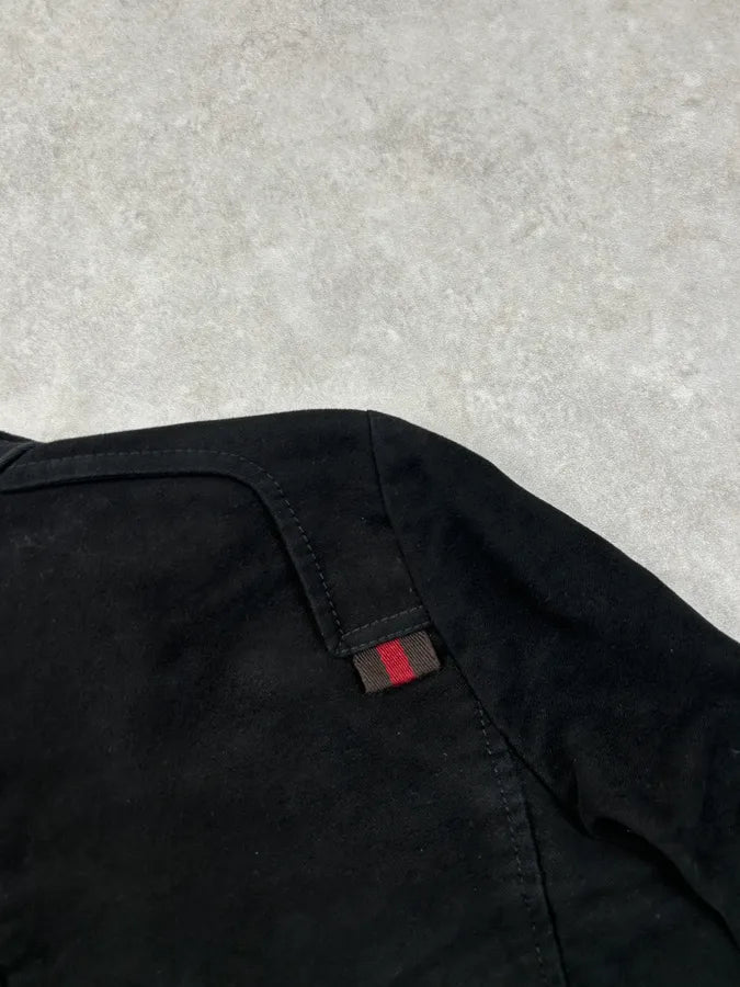 AW2007 Gucci Asymmetrical Buttoned Black Jacket by Frida Giannini XCsyyxd 9