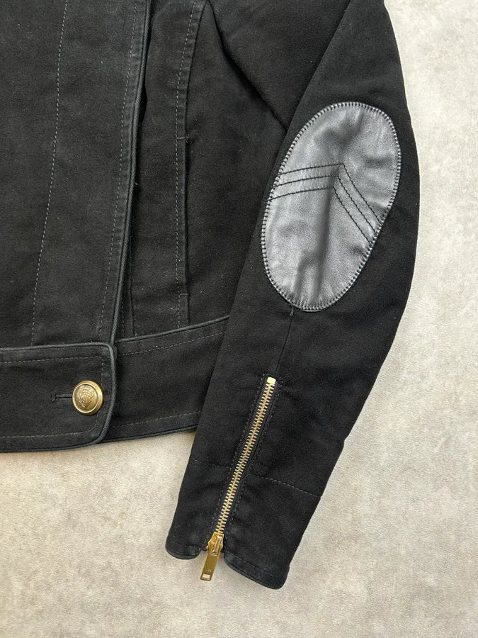 AW2007 Gucci Asymmetrical Buttoned Black Jacket by Frida Giannini XCsyyxd 5