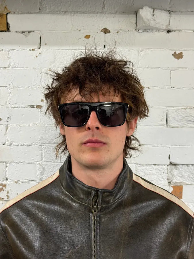 Gucci Aviator Black Italian Sunglasses msGhuQT 1