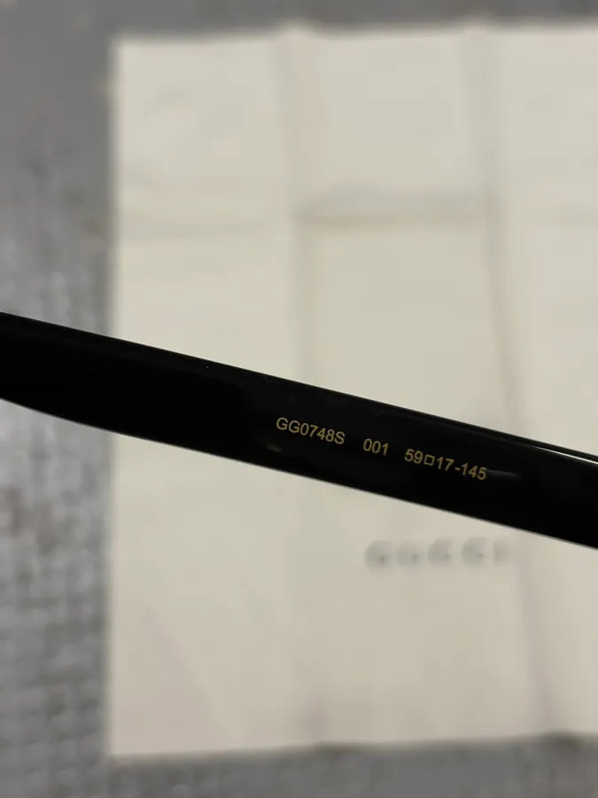 Gucci Aviator Black Italian Sunglasses msGhuQT 7
