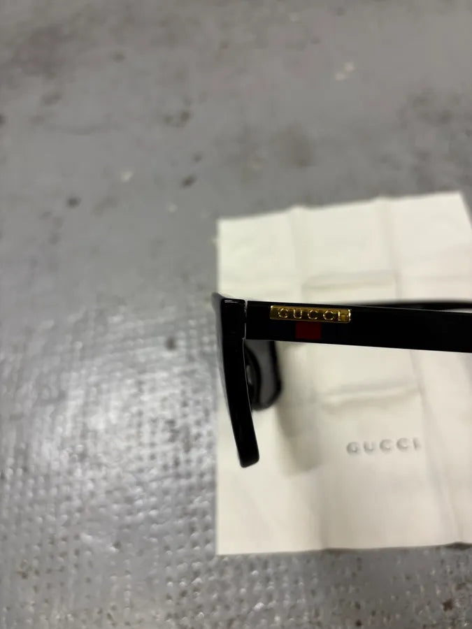 Gucci Aviator Black Italian Sunglasses msGhuQT 5