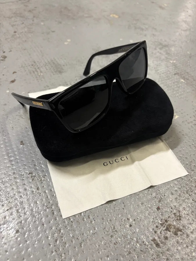Gucci Aviator Black Italian Sunglasses msGhuQT 4