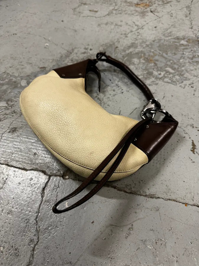 Gucci Beige & Brown Horn Leather Handle Bag shFBILQ 4