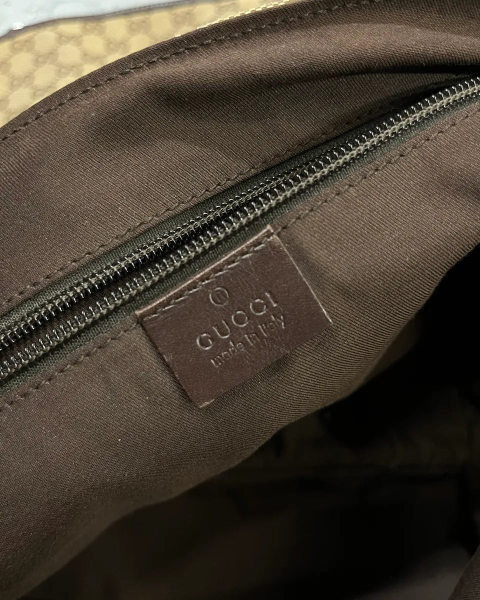 Gucci Beige Canvas Monogram Messenger Bag yPlkQKM 10