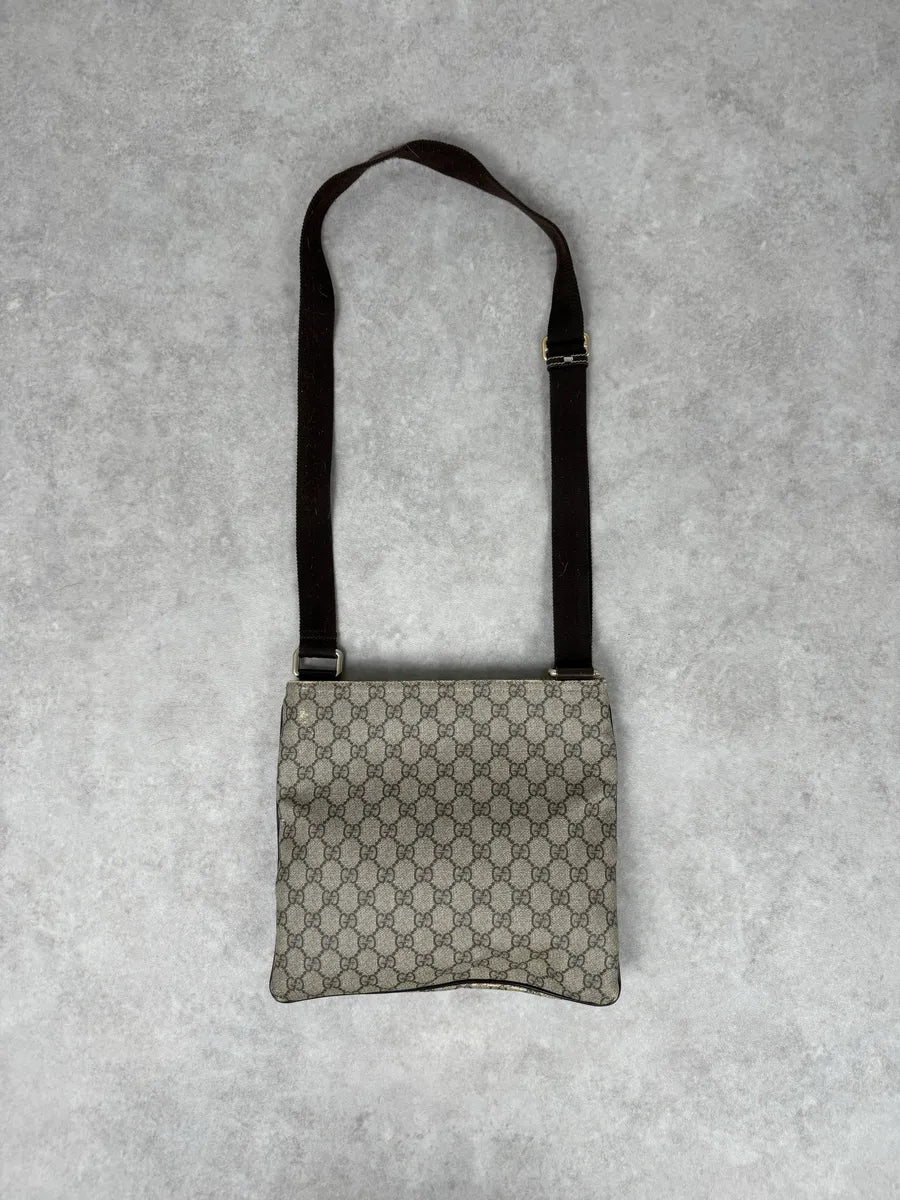 Gucci Beige Canvas Monogrammed Shoulder Bag LRubobc 3