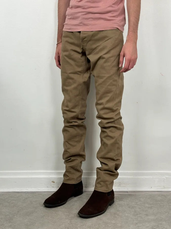 SS2009 Gucci Beige Classy Slim Pants ooVTSKc 2