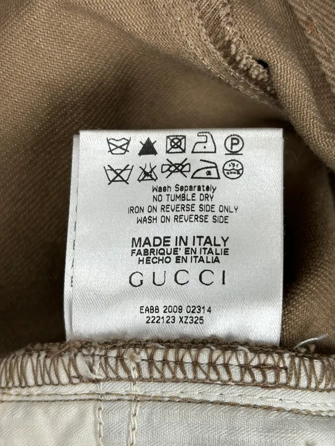 SS2009 Gucci Beige Classy Slim Pants ooVTSKc 12