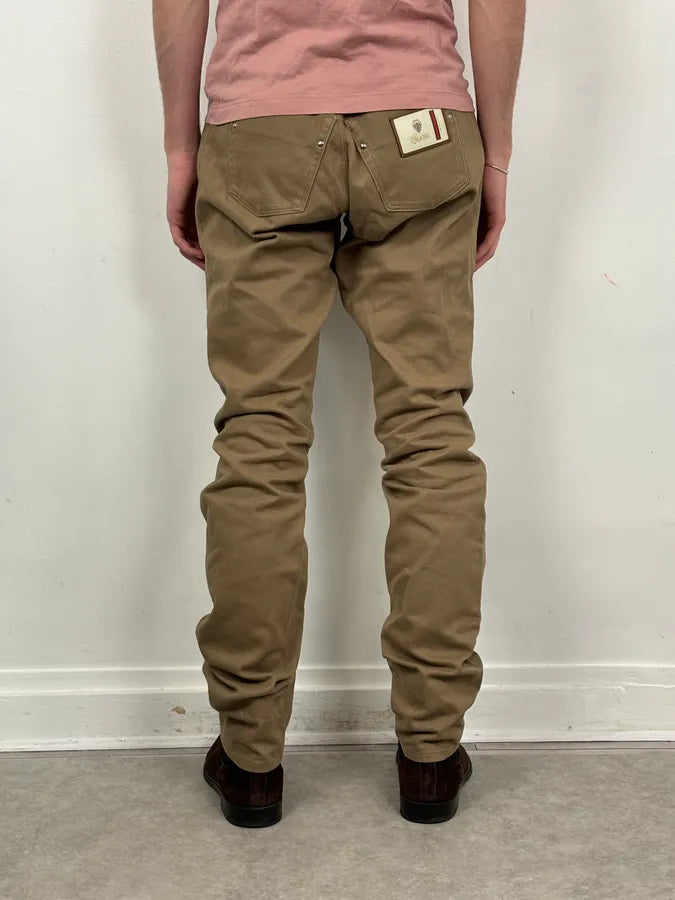 SS2009 Gucci Beige Classy Slim Pants ooVTSKc 3