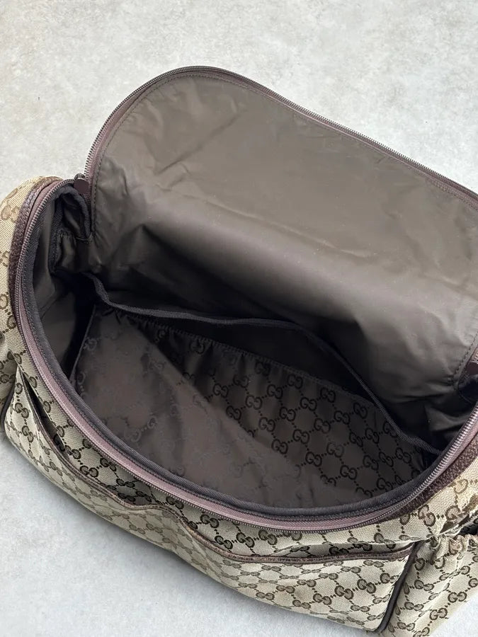 Gucci Beige GG Canvas Diaper Shoulder Bag MFCrRdW 14