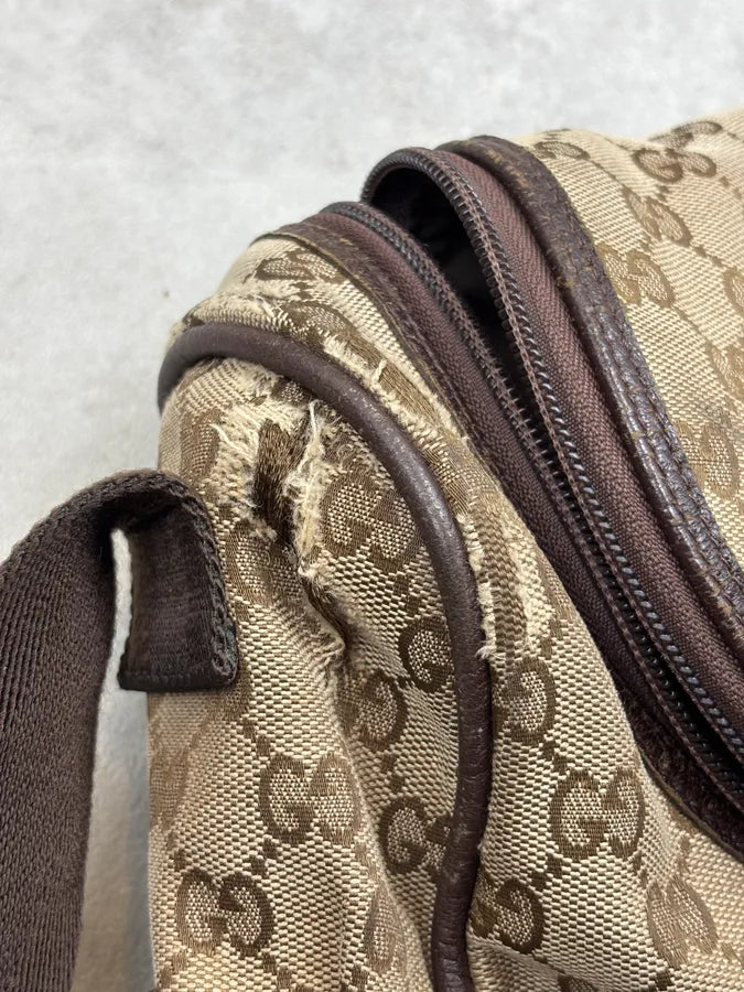 Gucci Beige GG Canvas Diaper Shoulder Bag MFCrRdW 18