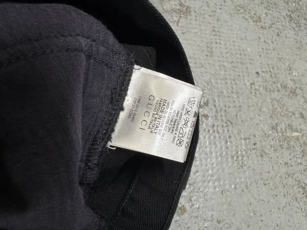 Gucci Black & Silver Skinny Trompe L’oeil Jeans vcSaIOD 10