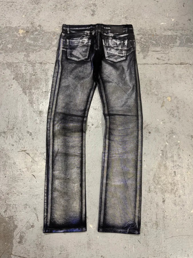 Gucci Black & Silver Skinny Trompe L’oeil Jeans vcSaIOD 5