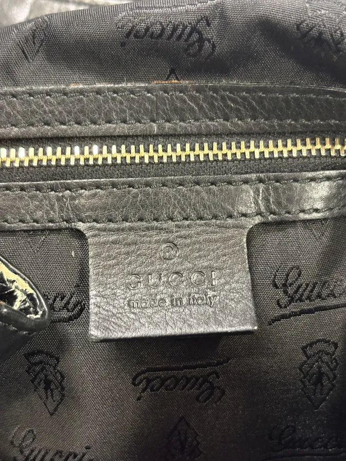 SS2008 Gucci Black & Silver Python Leather Tote Bag by Frida Giannini fbWaNxf 8