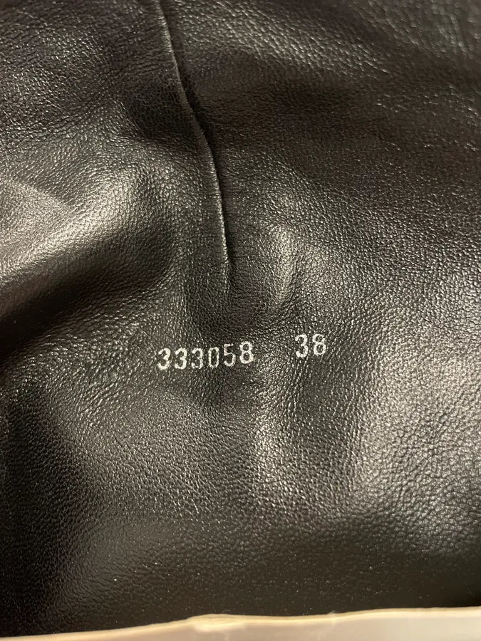 Gucci Black Ankle Leather Boots (38eu/us5.5) 7