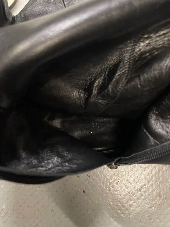 Gucci Black Ankle Leather Boots (38eu/us5.5) 8