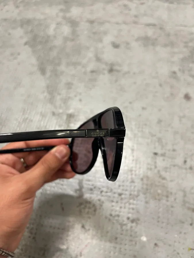 Gucci Black Aviator Pilot Sunglasses tHpKoat 4