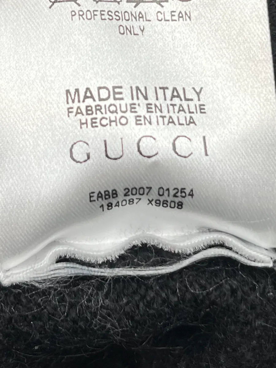 AW2007 Gucci Black Suede Patches Turtleneck Sweater by Frida Giannini csNuyhf 9