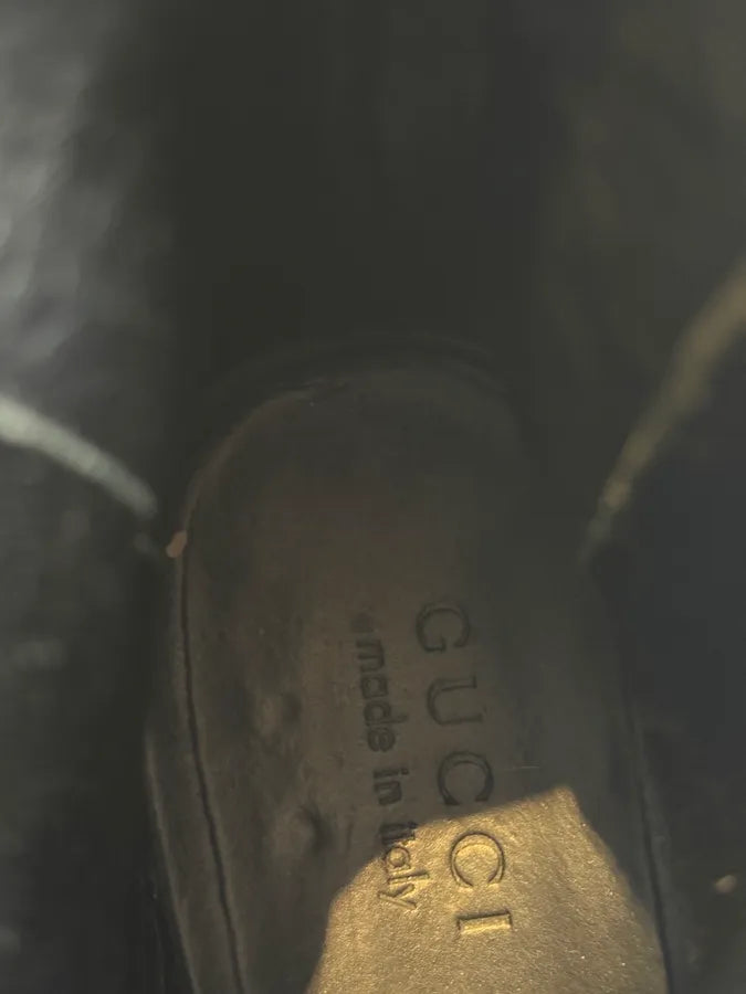 Gucci Black Leather Chelsea Boots NIWHWeA 8