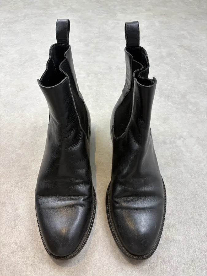 Gucci Black Leather Chelsea Boots NIWHWeA 1