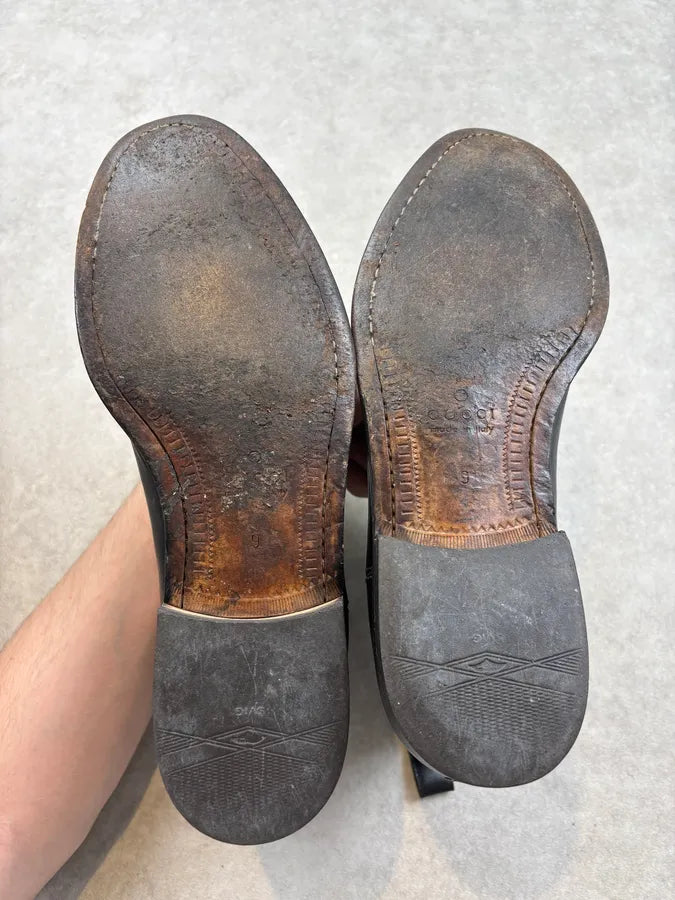 Gucci Black Leather Chelsea Boots NIWHWeA 7