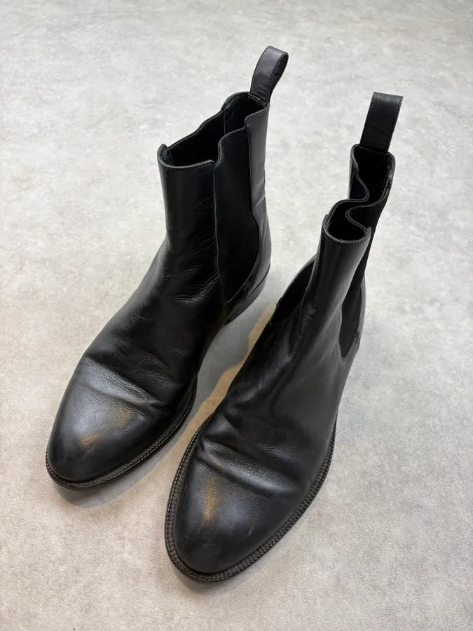 Gucci Black Leather Chelsea Boots NIWHWeA 2