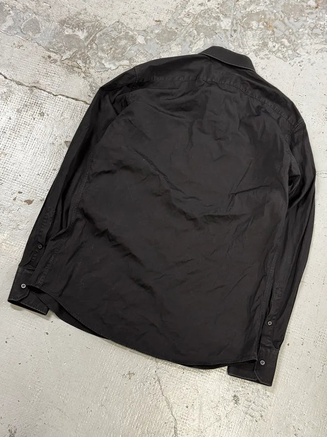 Gucci Black Classic Cotton Shirt iKTELFx 5