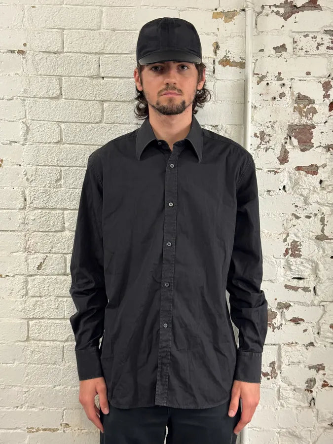 Gucci Black Classic Cotton Shirt iKTELFx 1