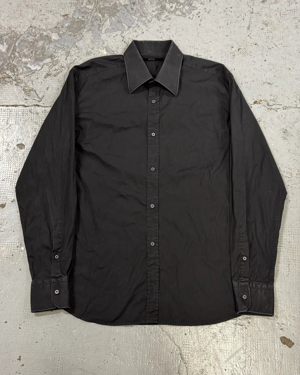 Gucci Black Classic Cotton Shirt iKTELFx 0