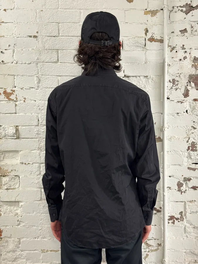 Gucci Black Classic Cotton Shirt iKTELFx 2