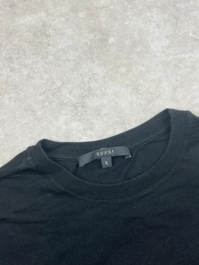 SS2009 Gucci Black Simple Logo T-Shirt NuRUqtf 5
