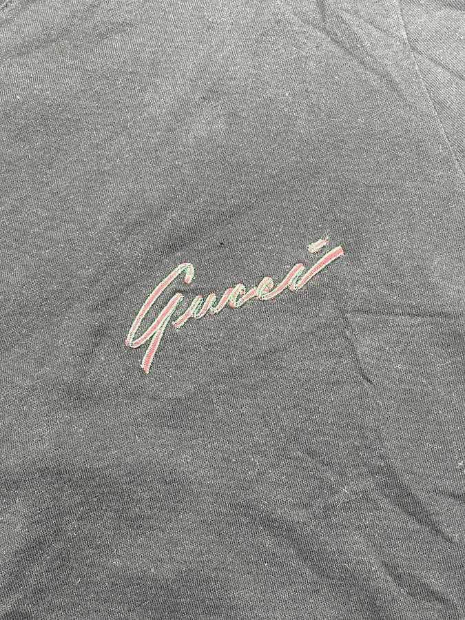 SS2009 Gucci Black Simple Logo T-Shirt NuRUqtf 6