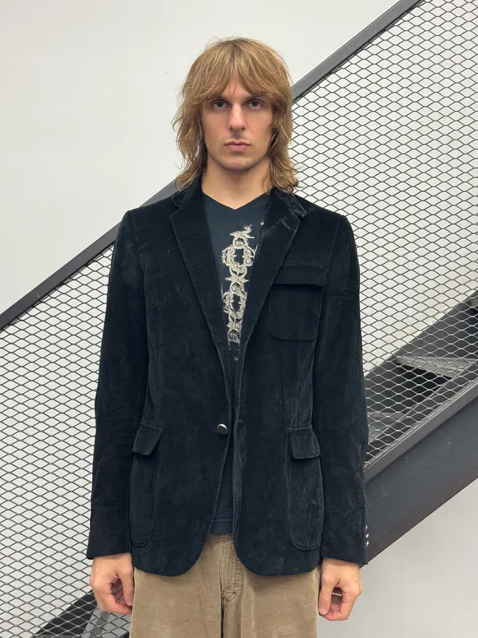 2000s Gucci Black Corduroy Blazer Jacket by Tom Ford sLiFYhs 0