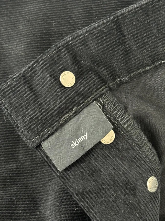 2010s Gucci Black Slim Corduroy Pants  OUpjTpr 11