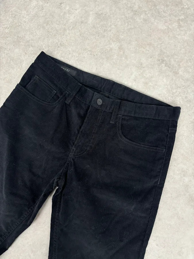 2010s Gucci Black Slim Corduroy Pants  OUpjTpr 4