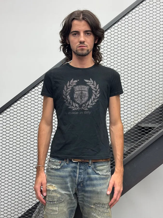SS2009 Gucci Black Royal Crest T-Shirt by Frida Giannini ikOfszv 1
