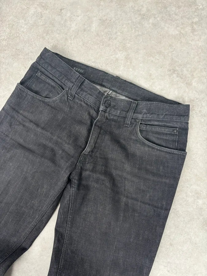2010s Gucci Black Slim Denim Jeans qjAeBtS 4