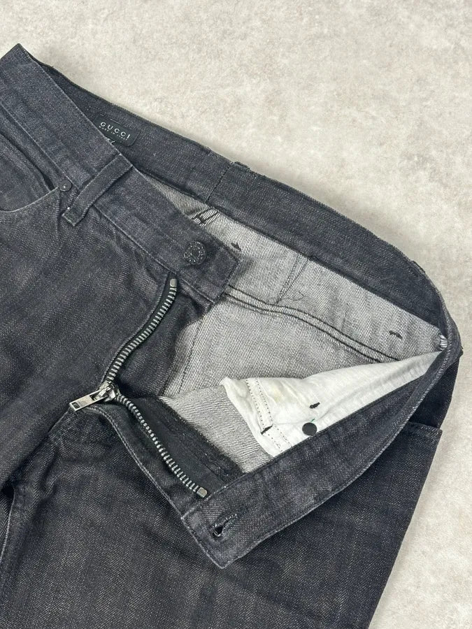 2010s Gucci Black Slim Denim Jeans qjAeBtS 9