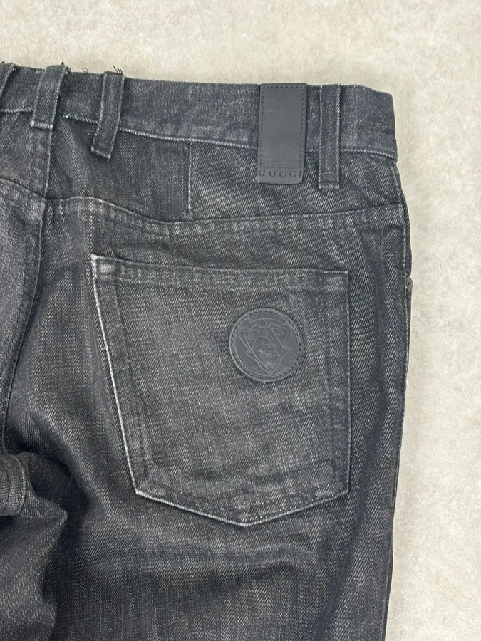 2010s Gucci Black Slim Denim Jeans qjAeBtS 7