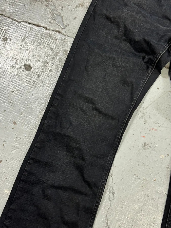 SS2007 Gucci Black Denim Contemporary Jeans mHtPQfe 10