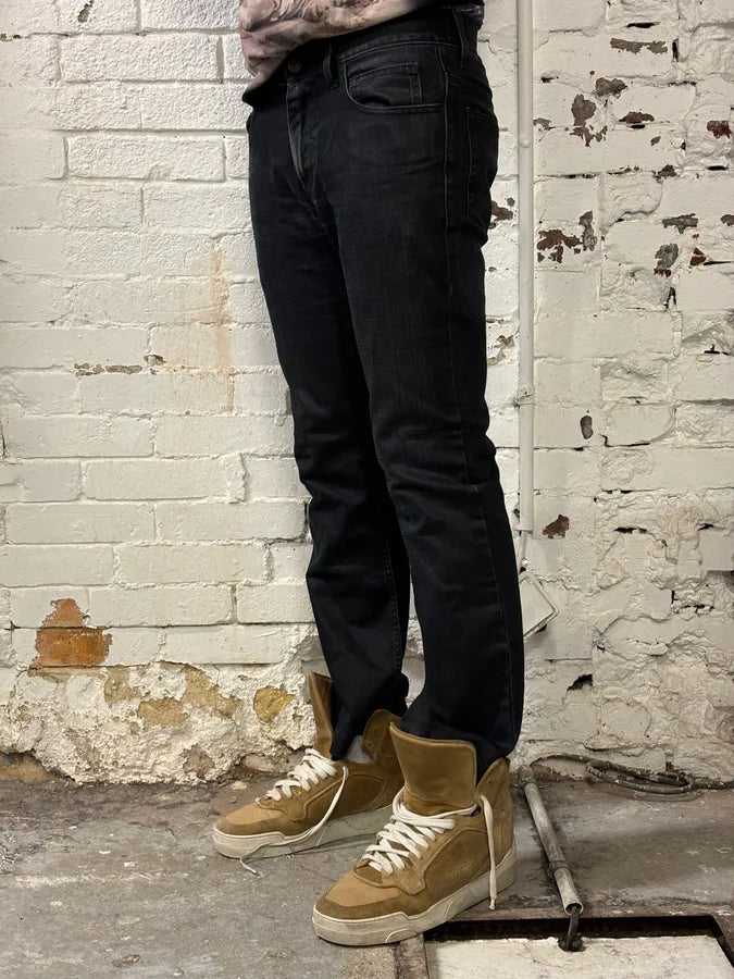 SS2007 Gucci Black Denim Contemporary Jeans mHtPQfe 2