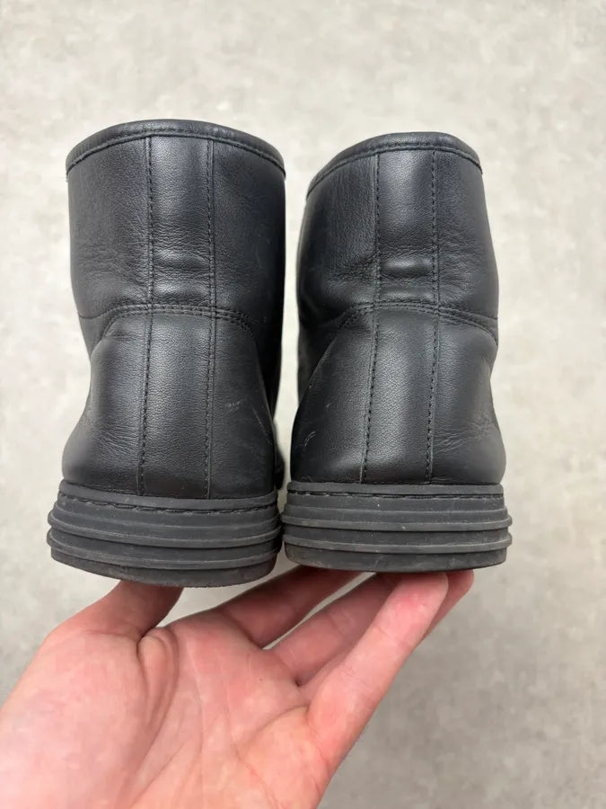 Gucci Black High Leather Sneakers tUIfFDw 5