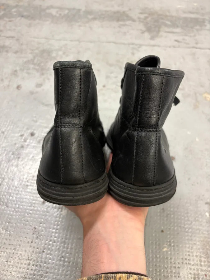 Gucci Black High Leather Sneakers tUIfFDw 6
