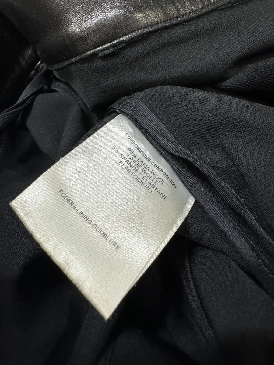 Gucci Black Italian Leather Waisted Elegant Skirt okgvUyb 4