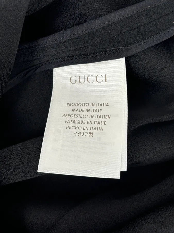 FW2013 Gucci Black Lace Scalloped Skirt by Frida Giannini YXcNFtV 10