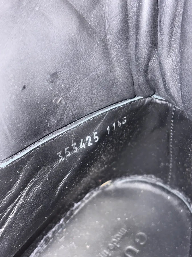 2000s Gucci Black Lace-Up Combat Leather Boots cfFisyG 8