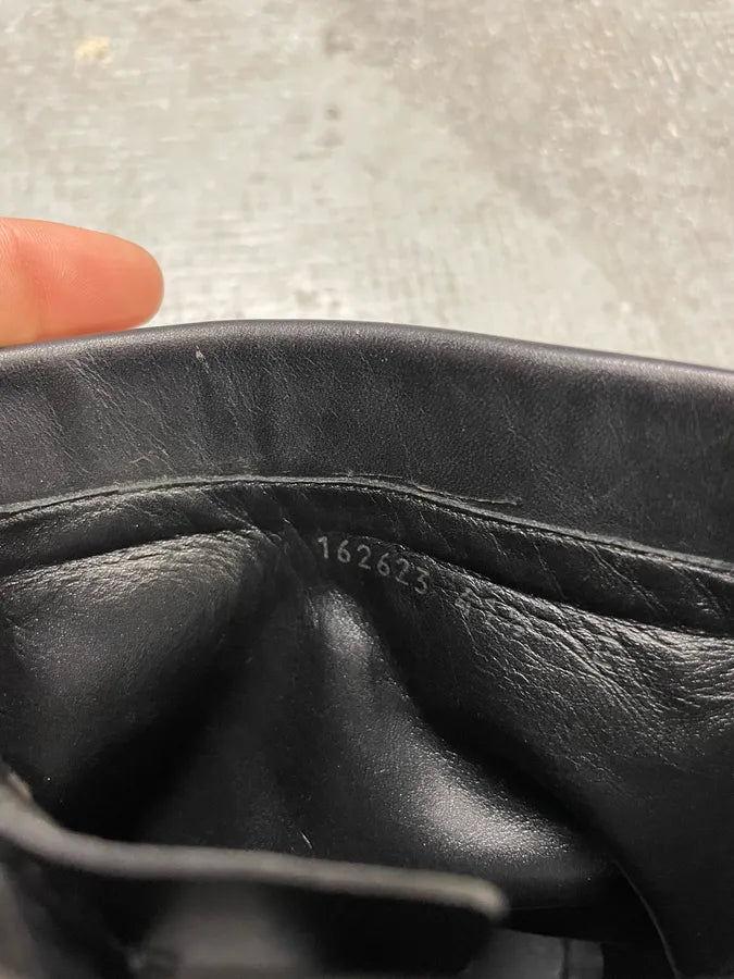 Gucci Straps Black Leather Boots giYNVIV 9