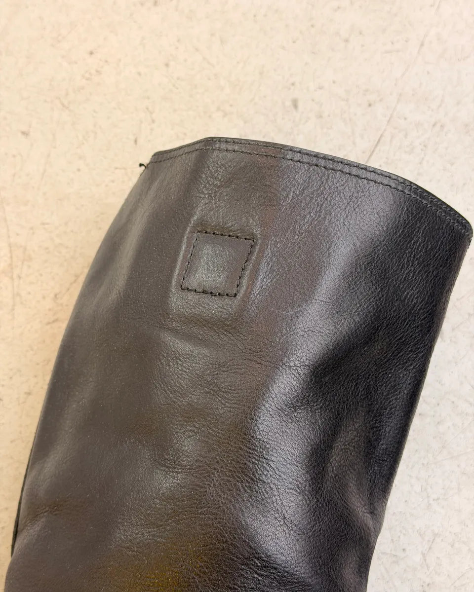Gucci Black Leather Buckle Ankle Boots LWbyoaU 6