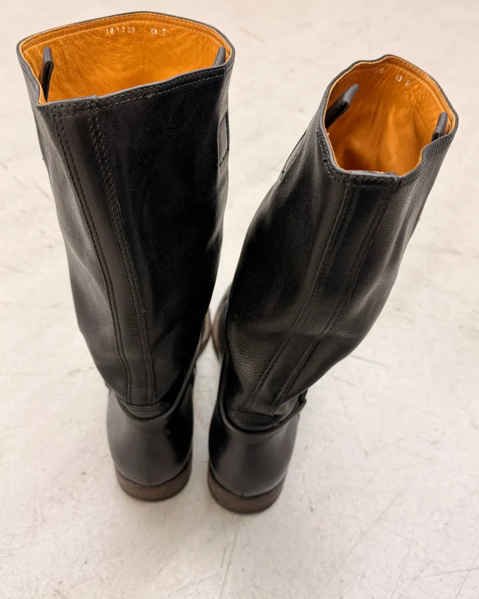 Gucci Black Leather Buckle Ankle Boots LWbyoaU 8