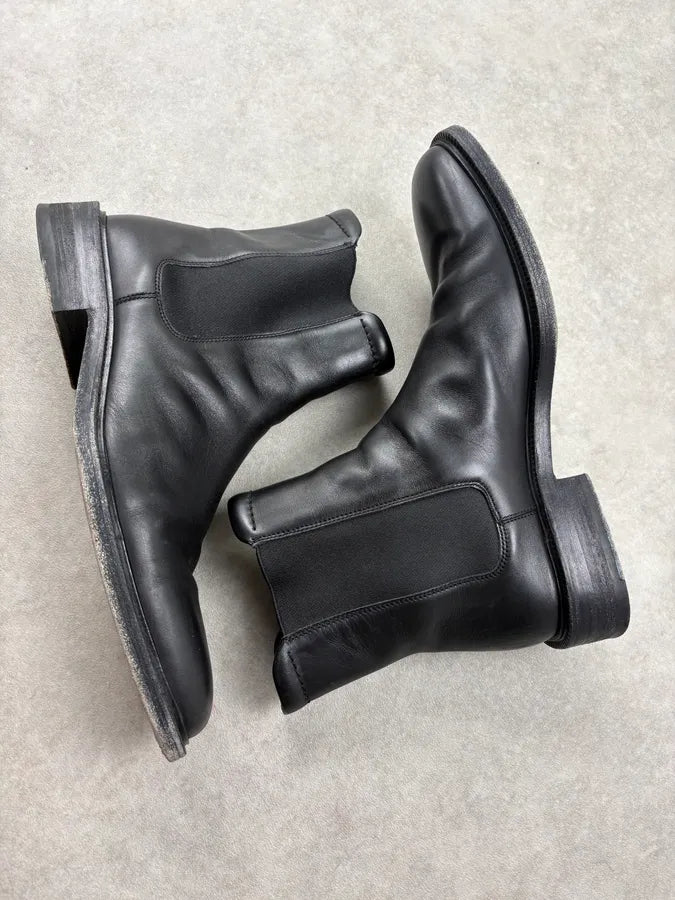 Gucci Black Leather Chelsea Boots onVZyvs 5